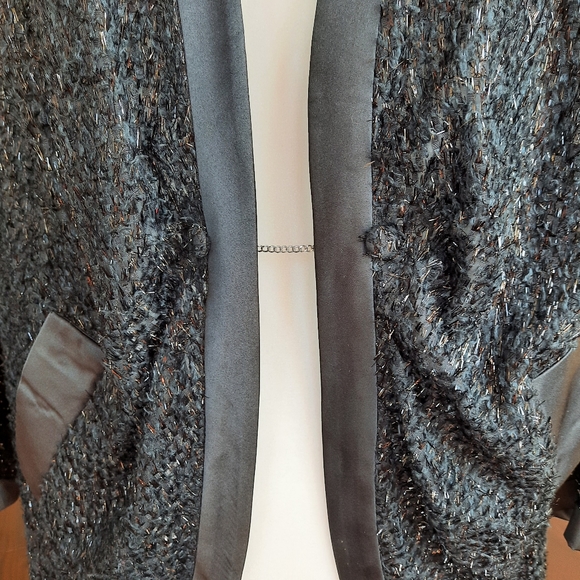 Marc by Marc Jacobs Black Silk Blended Cardigan Small - Picture 5 of 9